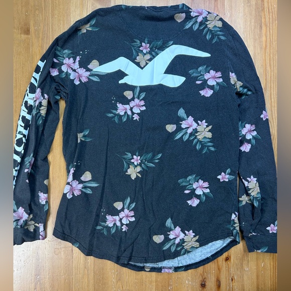 Hollister Floral Long Sleeve Shirt Mens/Womans - Picture 5 of 5
